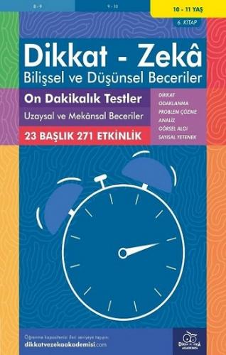 10-11 Yaş Dikkat - Zeka - Bilişsel ve Düşünsel Beceriler - On Dakikalı