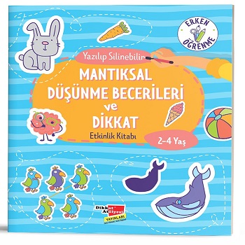 2-4 Yaş Mantıksal Düşünme Becerileri ve Dikkat (Yaz-Sil)