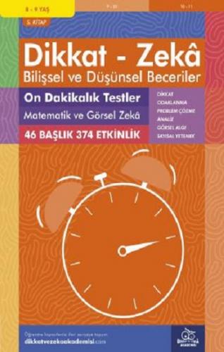 8-9 Yaş Dikkat - Zeka Bilişsel ve Düşünsel Beceriler 5. Kitap - 10 Dak