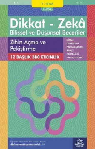 9-10 Yaş Dikkat - Zeka Bilişsel ve Düşünsel Beceriler 5. Kitap - Zihin