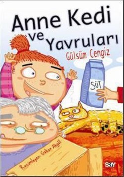 Anne Kedi ve Yavruları (Renkli Resimli Büyük Boy)