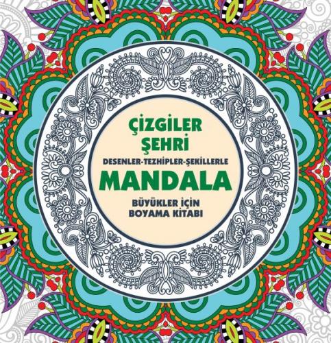 Çizgiler Şehri - Mandala (Büyükler İçin Boyama)