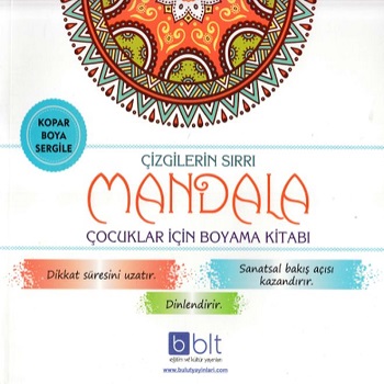 Çizgilerin Sırrı - Mandala Çocuklar İçin Boyama Kitabı