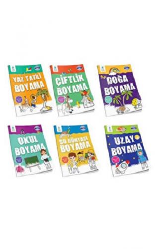 Çocuk Gelişimi Türkçe İngilizce Boyama Seti - 6 Kitap