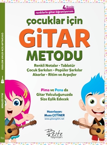 Çocuklar İçin Gitar Metodu - Renklerle Gitar Öğreniyorum