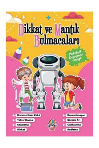 Dikkat Ve Mantık Bulmacaları Pembe Kitap