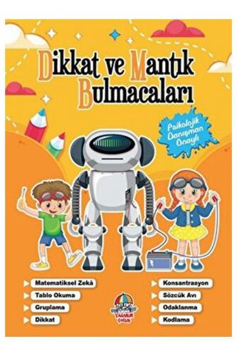 Dikkat Ve Mantık Bulmacaları Turuncu Kitap