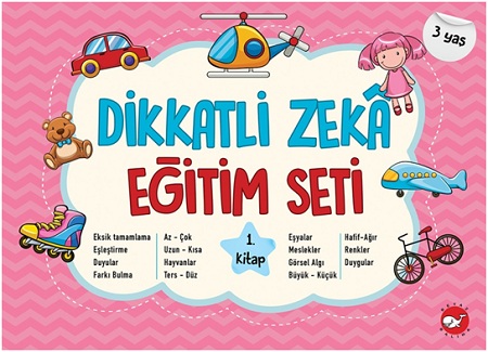 Dikkatli Zeka Eğitim Seti 1. Kitap- 3 Yaş