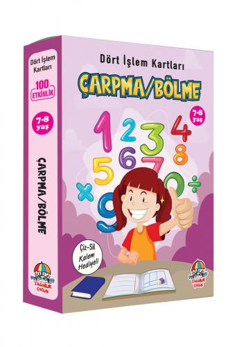 Dört İşlem Kartları - Çarpma- Bölme (7-8 Yaş)