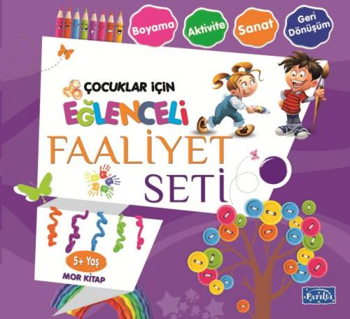 Eğlenceli Faaliyet Seti - Mor Kitap - 5+ Yaş