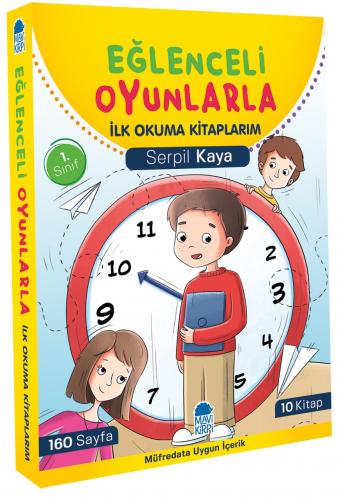 Eğlenceli Oyunlarla İlk Okuma Kitaplarım -Set (10 Kitap)