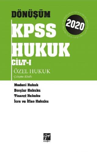 Gazi Kitabevi Dönüşüm Kpss Hukuk Cilt I Özel Hukuk Çalışma Kitabı