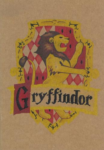 Gryffindor Amblemli A6 Defter