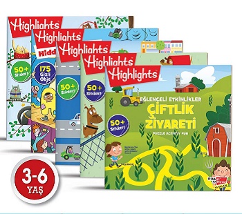 Highlights Sticker Eğlenceli Etkinliklerle Hikayeli Bulmaca 5'li Set