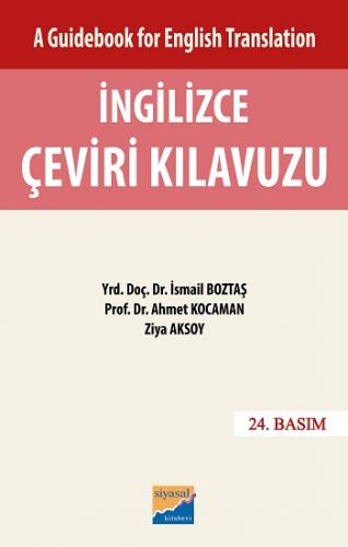 İngilizce Çeviri Kılavuzu - Cevap Anahtarı (A Guidebook For English Tr