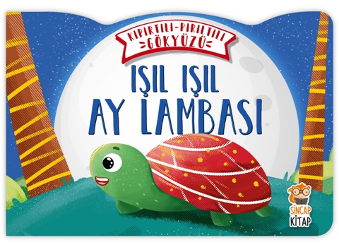 Işıl Işıl Ay Lambası - Kıpırtılı Pırıltılı Gökyüzü (Ciltli)