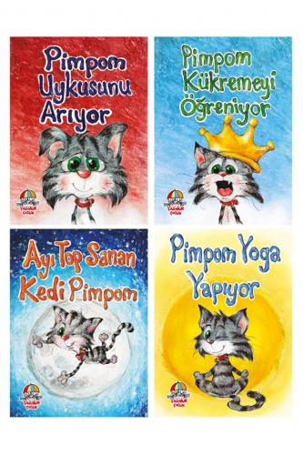 Kedi Pimpom Un Maceraları Set (4 Kitap)