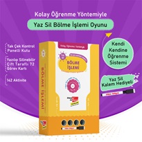 Kolay Öğrenme Yöntemiyle Yaz Sil Bölme İşlemi Oyunu