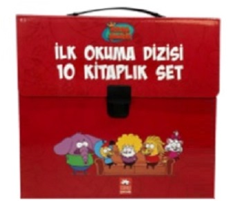 Kral Şakir İlk Okuma Kitaplari Çantali Set (10 Kitap Takım) - Kırmızı