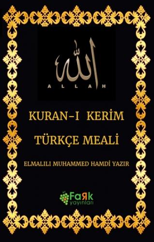 Kuran-ı Kerim Türkçe Meali