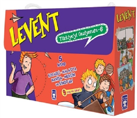 Levent Türkiye'yi Geziyorum 6 Set - (5 Kitap)