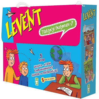 Levent Türkiye'yi Geziyorum 7 Set (5 Kitap)