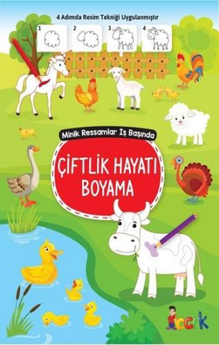 Minik Ressam İş Başında - Çiftlik Hayatı Boyama