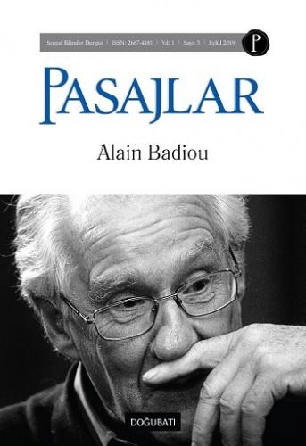 Pasajlar Sosyal Bilimler Dergisi Sayı: 3 Eylül 2019