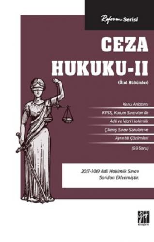 Reform Serisi Ceza Hukuku –II (Özel Hükümler)