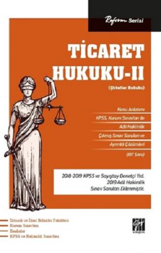 Reform Serisi Ticaret Hukuku - II (Şirketler Hukuku)