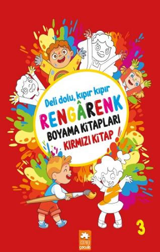 Rengarenk Boyama Kitapları - Kırmızı Kitap