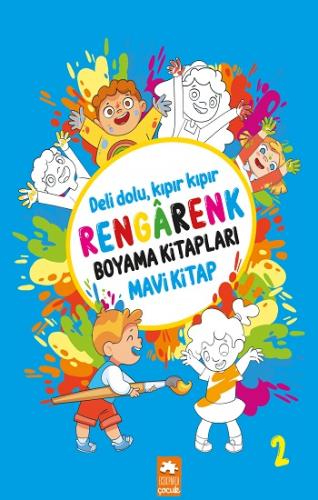 Rengarenk Boyama Kitapları - Mavi Kitap