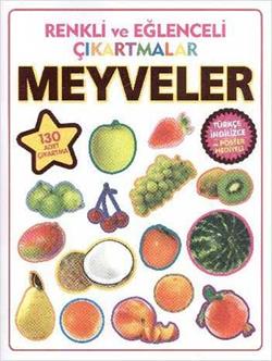 Renkli ve Eğlenceli Çıkartmalar - Meyveler (Fruits)