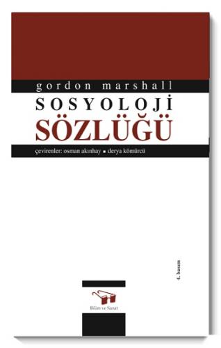 Sosyoloji Sözlüğü (Ciltli)