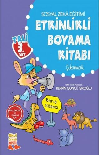 Tali 3.Set Etkinlikli Boyama Kitabı (Çıkartmalı)