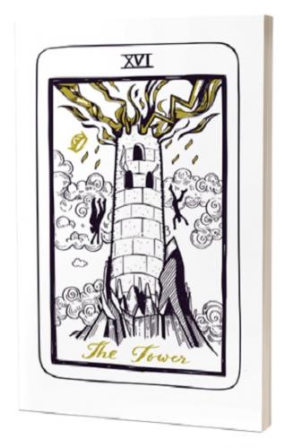 Tarot The Tower (Süresiz Ajanda)