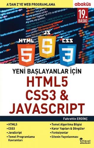 Yeni Başlayanlar İçin HTML5, CSS3 ve Javascript